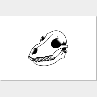 Dog Skull Posters and Art